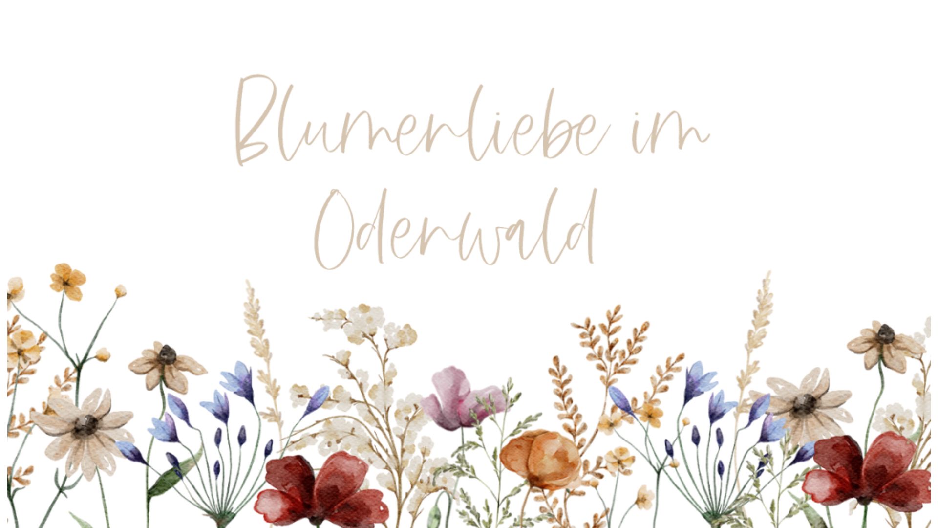 Blumenliebe im Odenwald